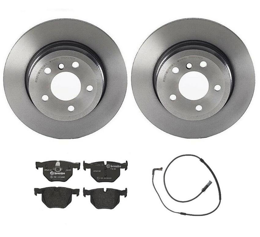 BMW Brembo Brake Kit Pads and Rotors Rear (320mm) (LowMet